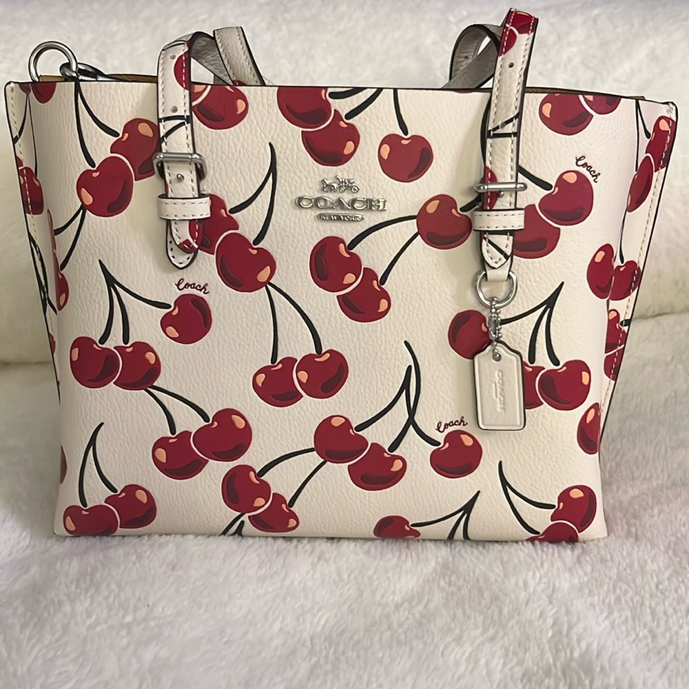 Coach Outlet Mollie Tote 25 in Cherry Print